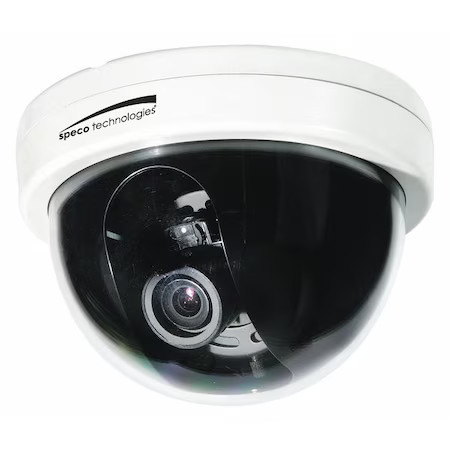Speco Technologies Cvc6246tw Camera, Dome, White, Indoor, 2 Mp Line Res.