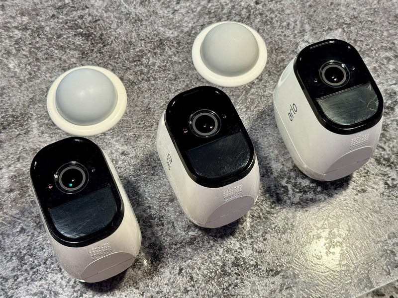 Arlo Pro VMC4030 Add-On Wireless Security Camera White with Battery, Lots of 3 gallery