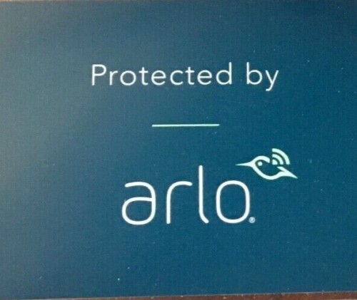 10 Pack – Arlo Netgear Home Door Sticker Decal Video Monitoring Pro 2 3 4 Ultra