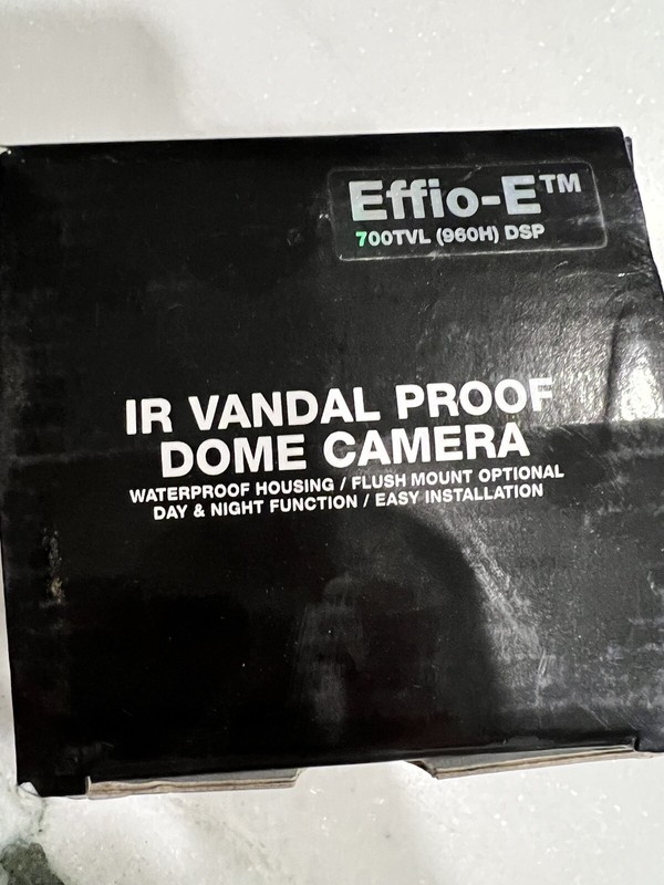 Effio-E infared Vandal Proof Dome Camera 700TVL 960H gallery