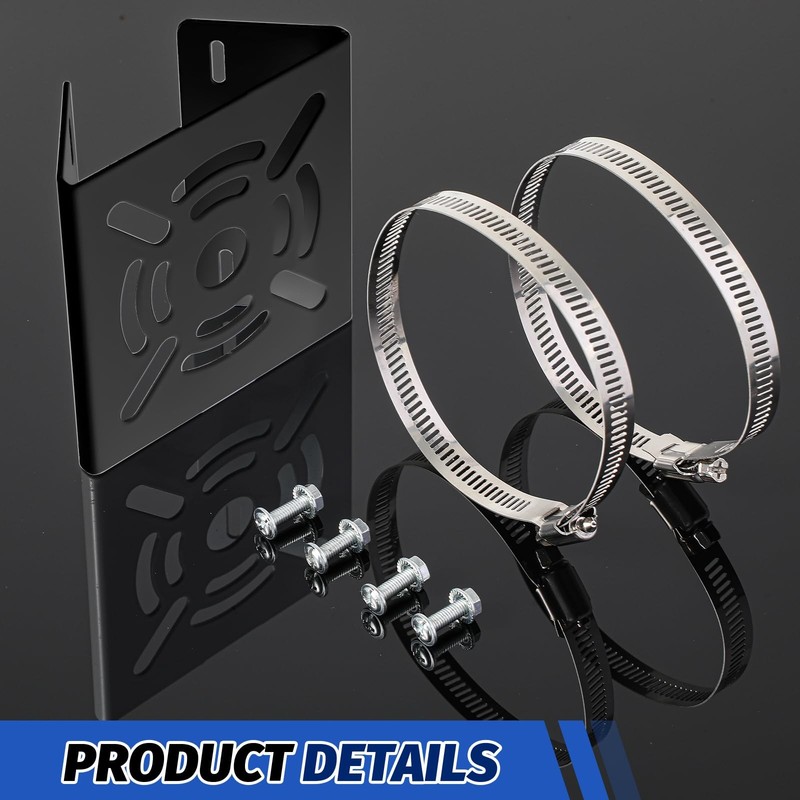 3 Pcs Universal Vertical Pole Mount for Wall Mounting Bracket with 6 Loops So... gallery