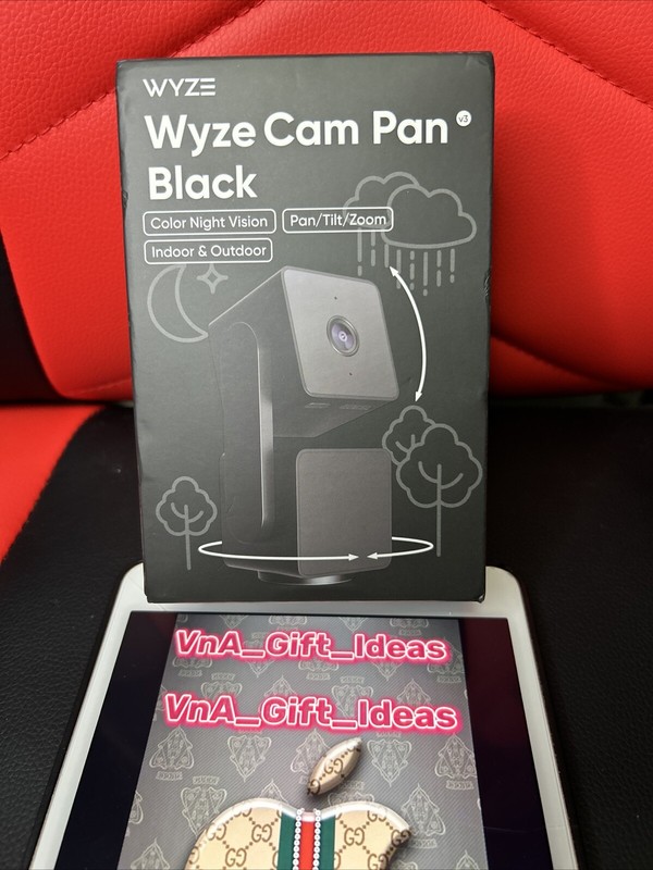 (SEALED) WYZE Cam Pan v3 Indoor/Outdoor 1080p Wi-Fi Smart Security Camera Black