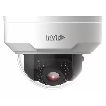 Invid Tech Vis-P4drir28 Ip Camera, Miniature Dome, 4Mp Hd Res., Wht