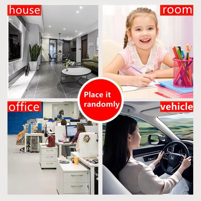 2PC Wireless Wifi Security Camera Home Indoor Outdoor Camera House Cam 1080P Car gallery
