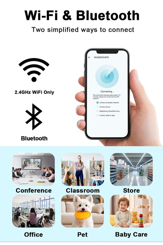 Mini Camera - 4K HD Wireless Small Camera - Tiny Indoor Security Cameras with... gallery