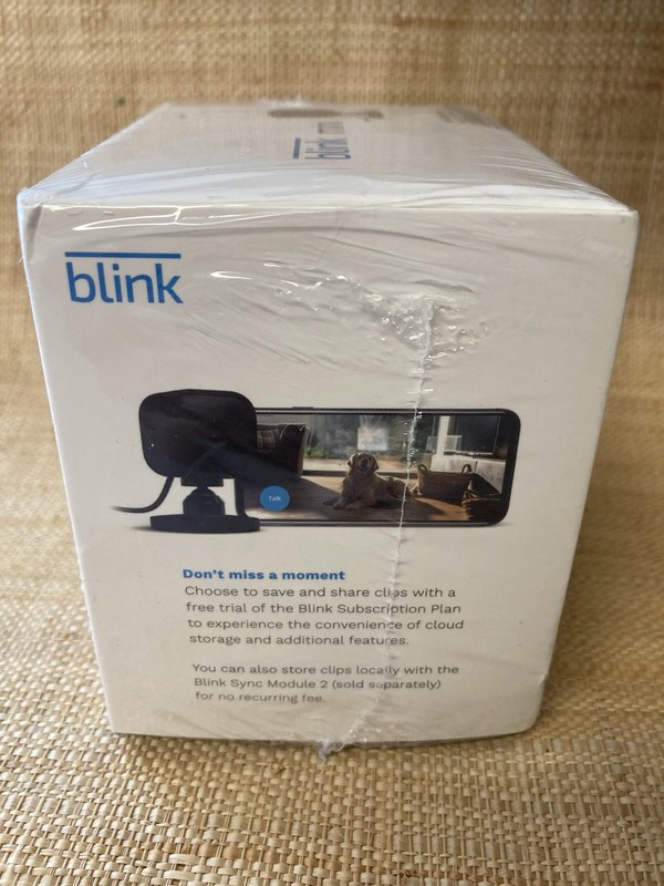 Blink Mini Indoor HD Security Camera 1080P Wi-Fi BCM00300UB Brand New Sealed Box gallery