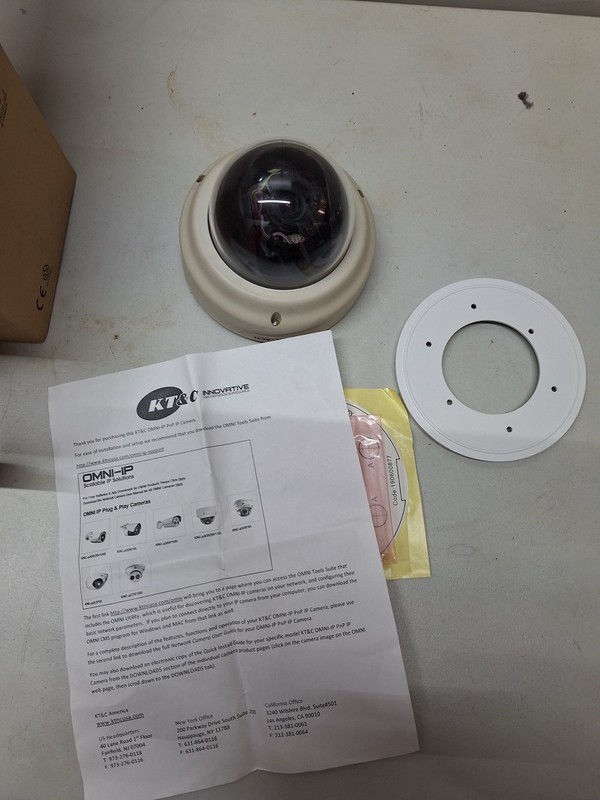 KTC KNC-P3DR28V12IRN 3MP IP Network Dome Security Camera – New
