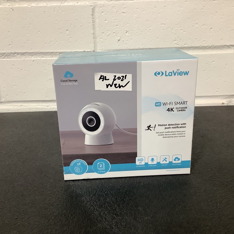 LaView 4MP Security Cameras Outdoor Indoor 2pc,2K Wired Cameras for Home Secu…