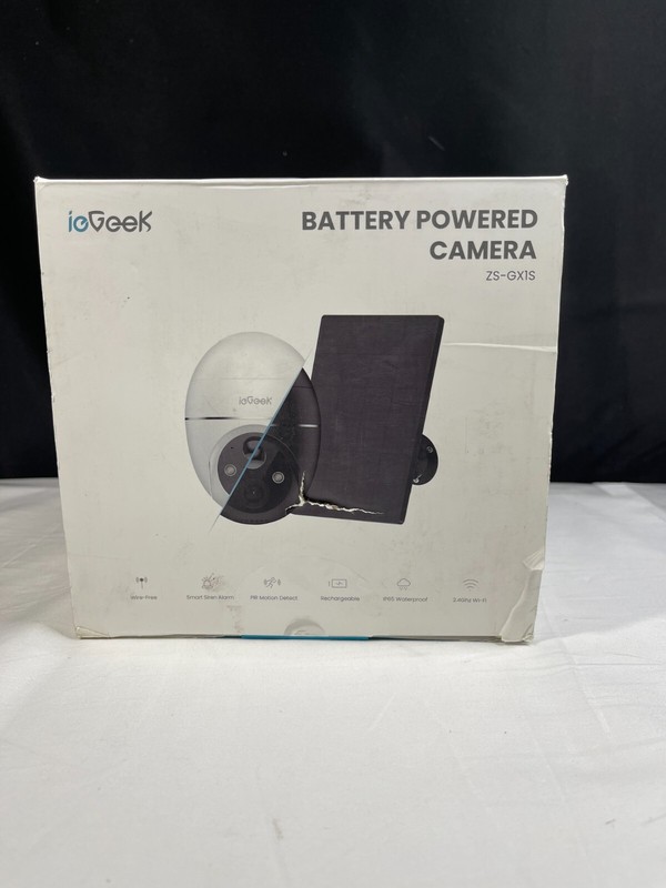 ieGeek ZS-GX1S White Automatic Motion Tracking Battery Powered Security Camera gallery