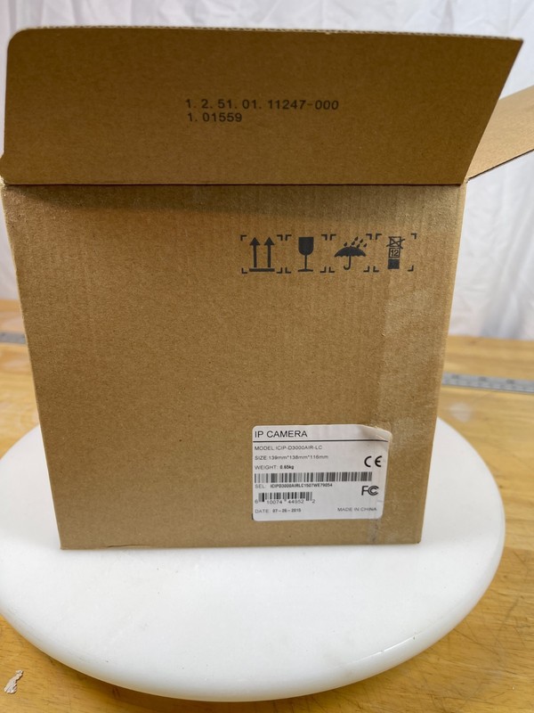 IP Camera ICIP-D3000AIR-LC Dome Security Camera IR PoE New Open Box gallery