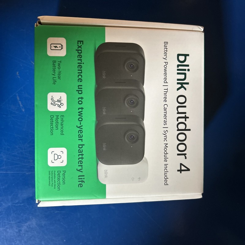 NEW!!! Blink Outdoor 4 Wireless HD Smart 1080p Security Camera – 5 Camera System