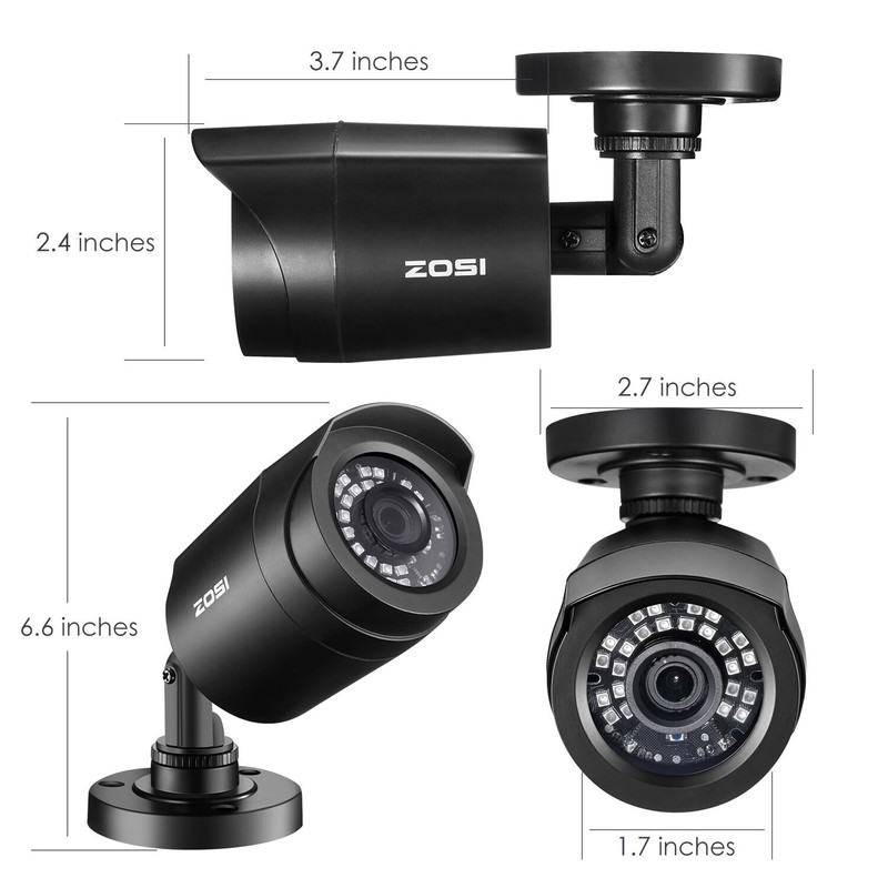 4 Camaras De Seguridad Wifi Exterior 1080P Inalambrica Con Vision Nocturna Video gallery