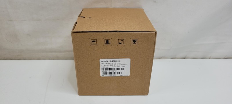 IR IP Turret Security Camera 8MP POE w/ Audio IP-2386F28 NEW IN BOX gallery