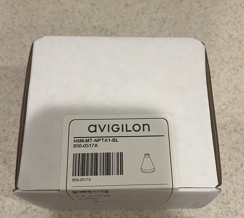 Avigilon H6M-MT-NPTA1-BL Black Pendant Mount Adapter