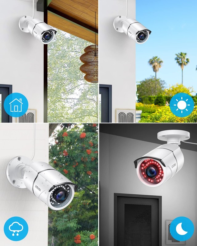 ZG2615E 5MP PoE IP Bullet with Night Vision for Outdoor Indoor Power Over Eth... gallery