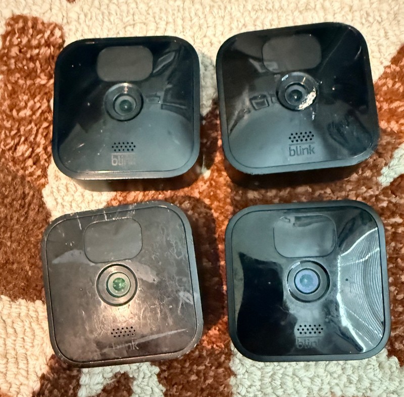 4 Blink Cameras Used