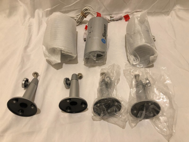 3 Swann Security Cameras & Mounting Hardware SW-222 MBC NEW gallery