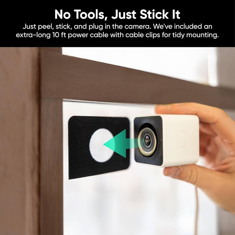 WiFi Indoor Security Camera 2 Pack HD Color Night Vision Motion Detection gallery