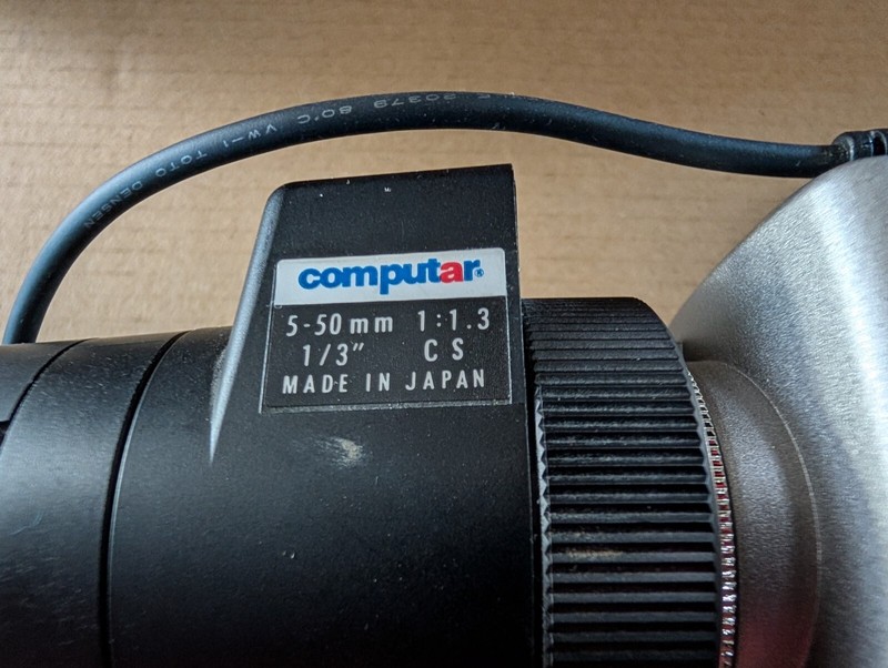 Samsung SDC-415 CCTV Color Day & Night Camera w/ computar 5-50mm 1:1.3 1/3" CS gallery