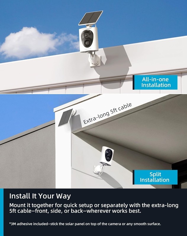 SolarFlask Outdoor Security Camera: 2K Resolution, Smart Alerts & Easy Setup gallery
