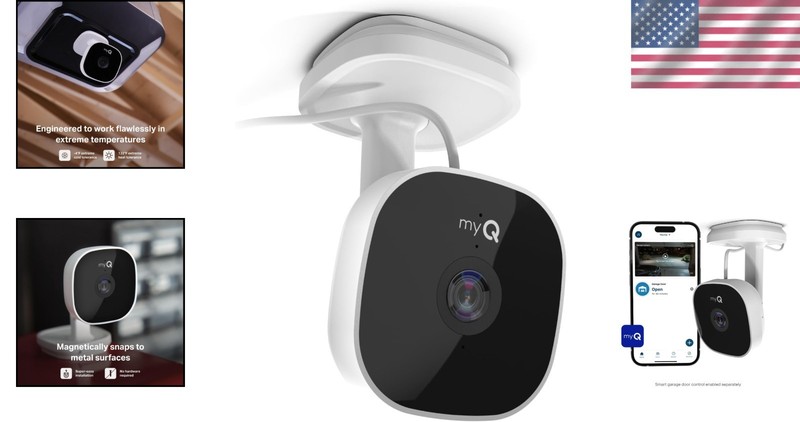 Complete Garage Surveillance with myQ Camera - 1080p HD & Wi-Fi Connectivity gallery