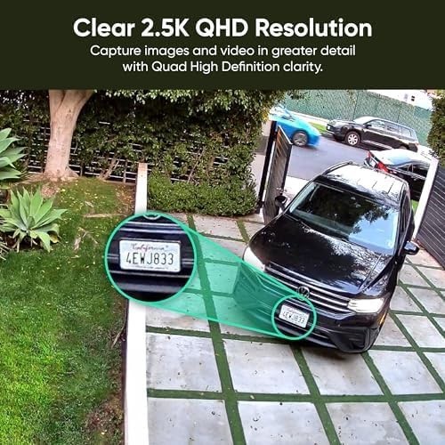 2.5K QHD AI Security Camera with Night Vision & 2-Way Audio for Home Protection gallery