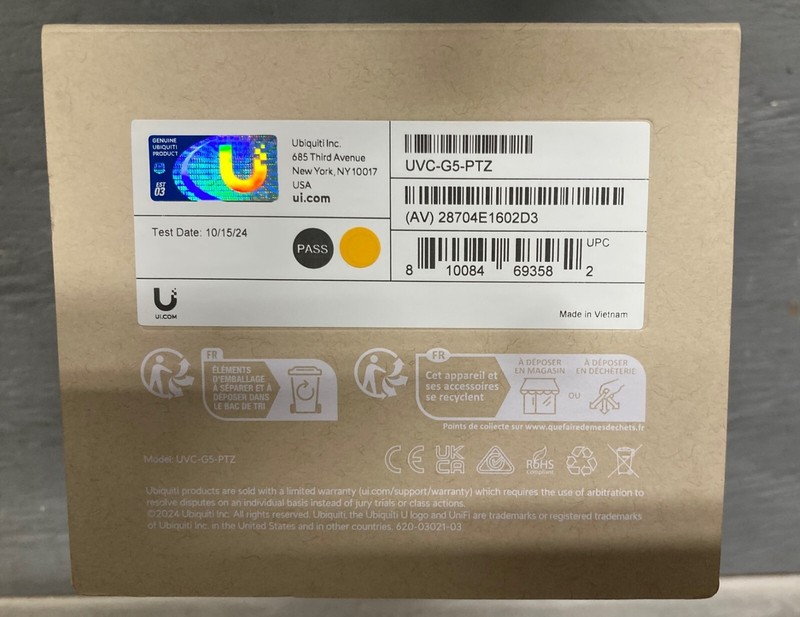 NEW SEALED - Ubiquiti UniFi G5 PTZ Camera UVC-G5-PTZ gallery