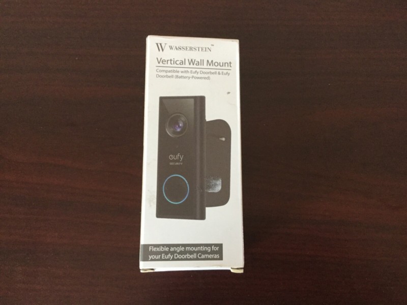 Vertical Wall Mount for for Eufy Doorbell wired and ( battery powered )