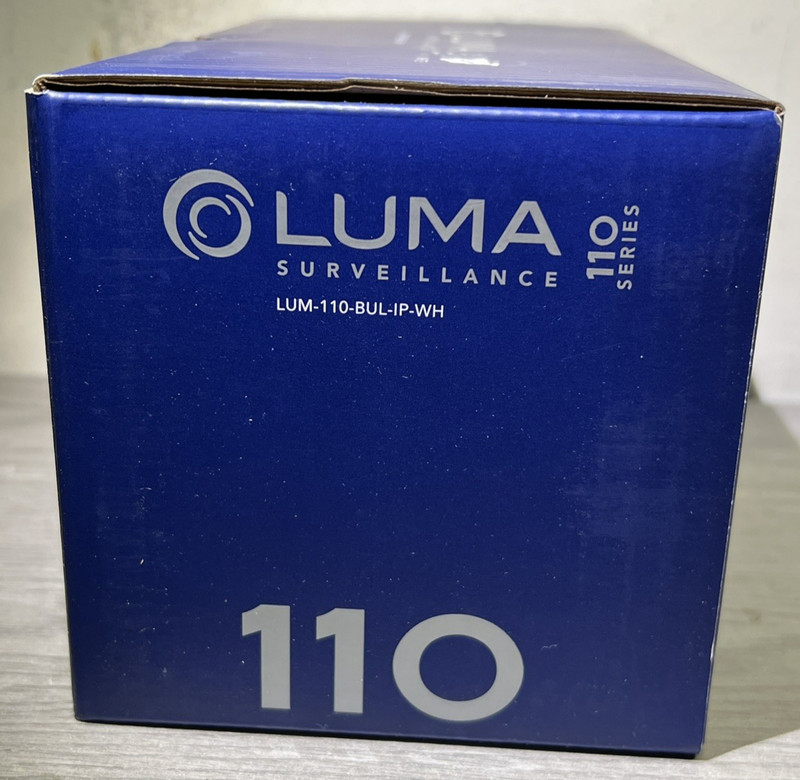 Luma Surveillance LUM-110-BUL-IP-WH White Bullet IP Outdoor Camera **NEW** gallery