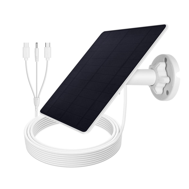 New Outdoor Solar Panel for Ring Spotlight Camera Security Cam Battery Charger gallery