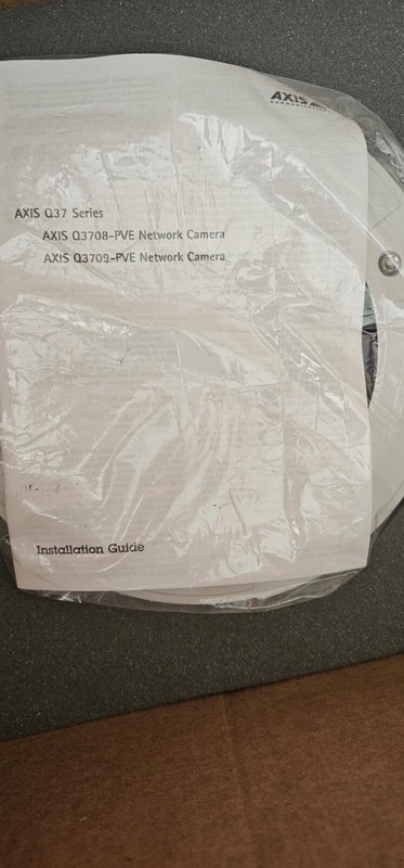 FOR PARTS OR REPAIR Axis Q3708-PVE Indoor/Outdoor Network Security Camera gallery