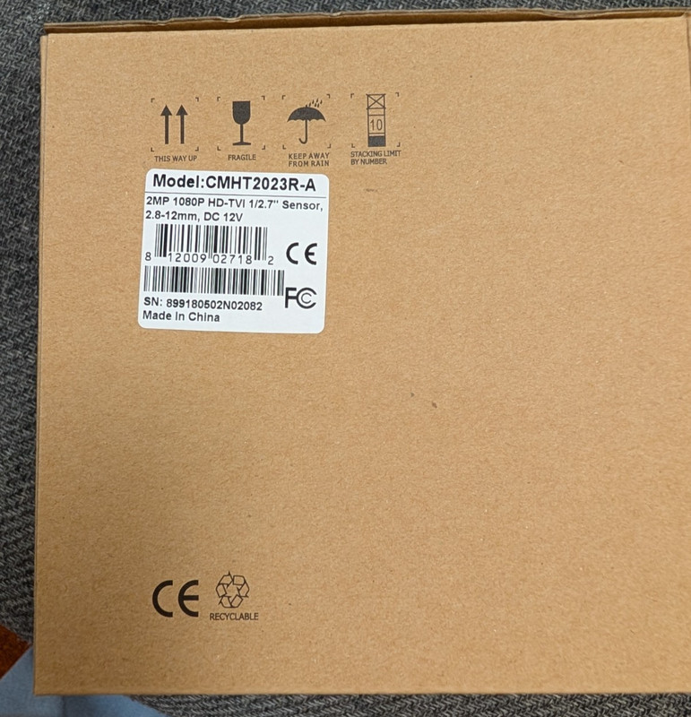 NEW LTS CMHT2023R-A 2.1MP 2.8-12MM 1920x1080P HD-TVI DOME SECURITY CCTV CAMERA