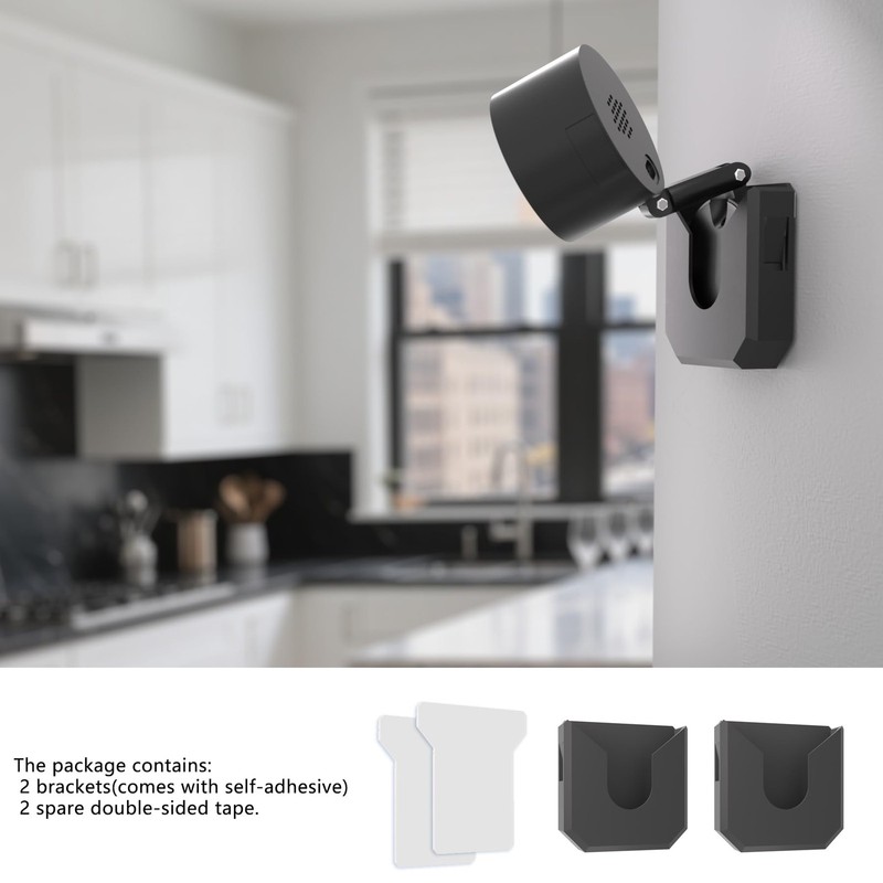 No Drill Wall Mount Compatible with Tapo C120 2 Pack - Strong Adhesive Bracket gallery