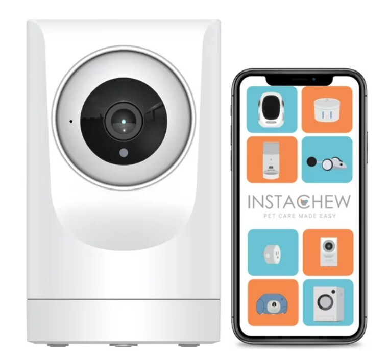 Instachew Puresight 360° Wi-Fi Pet Camera, App-Enabled, Indoor Security for Cats