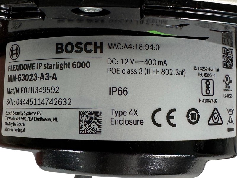 NEW Bosch Flexidome IP Starlight 6000 NIN-63023-A3-A 2MP HDR Security Camera gallery