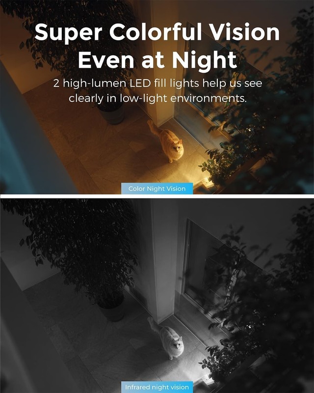 Security Camera 2K WIFI6 Indoor Baby Monitor & Pet Camera Color Night Vision NEW gallery