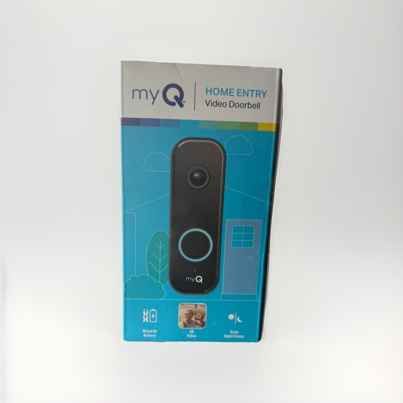 MyQ Video Doorbell 2K Camera Battery/Wired Color Night Vision gallery