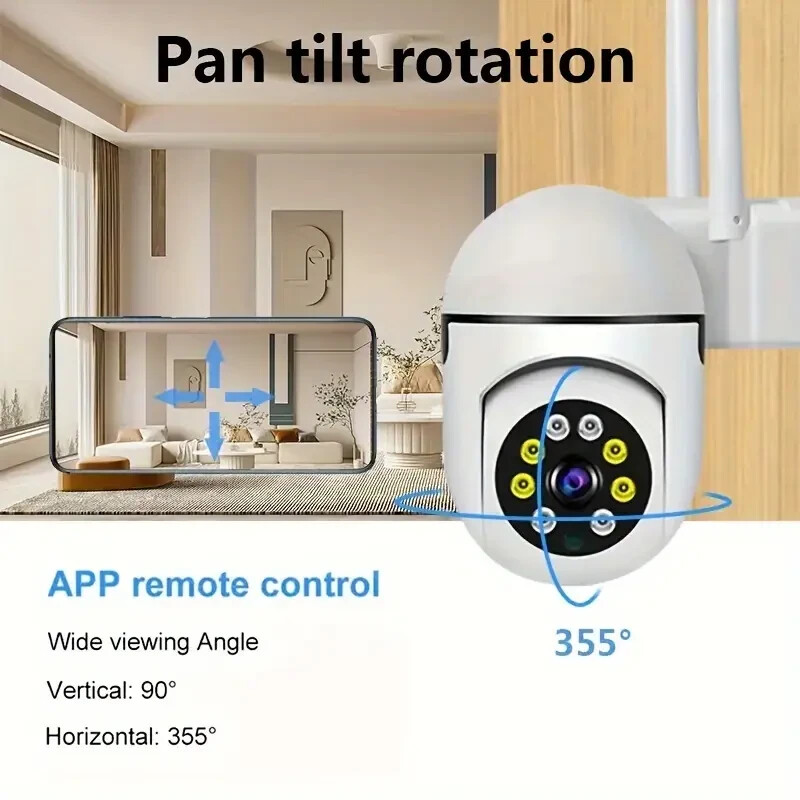 Compact Wireless IP Security Cameras - 1080P Full HD Video, Long-Range 2.4G WiFi gallery