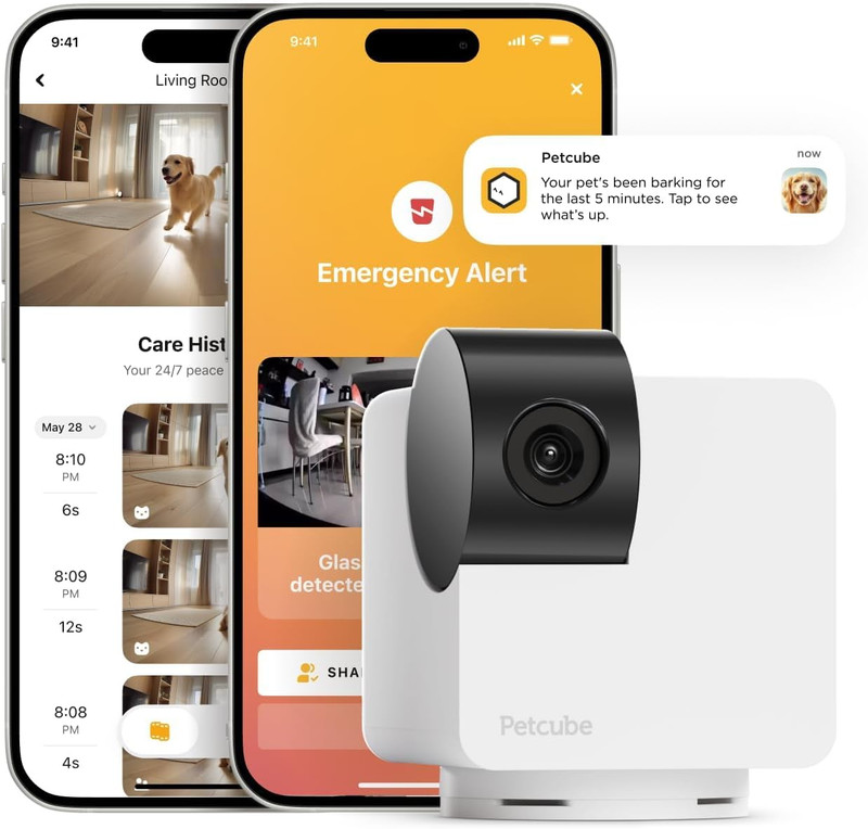 360° WiFi Pet & Home Security Camera – 1080P HD, Night Vision, AI Alerts