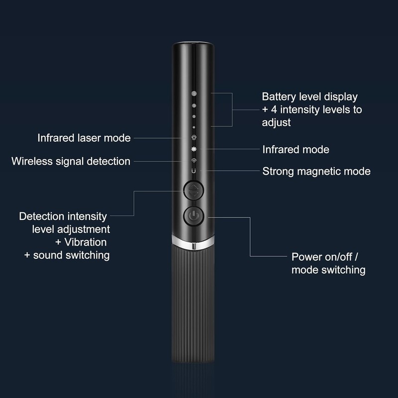 Hidden Camera Detector, Anti-Spy Camera Detector Bug Detector gallery