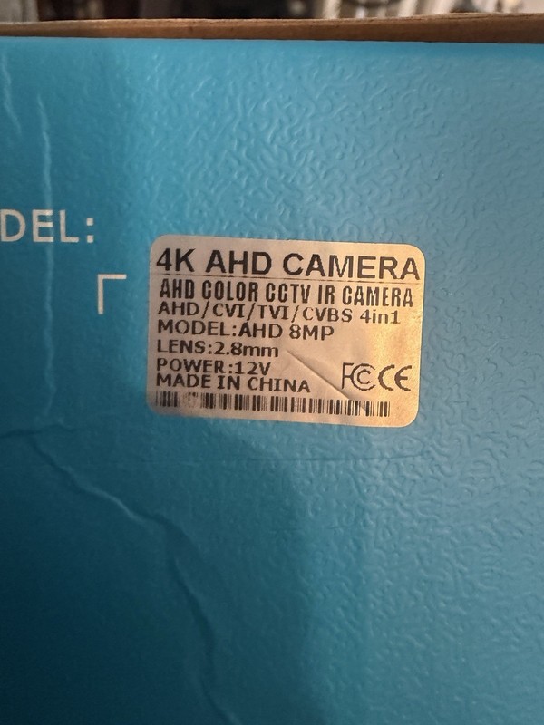 4K Digital Surveillance Camera AHD CCTV IR AHD 8mp 12v gallery