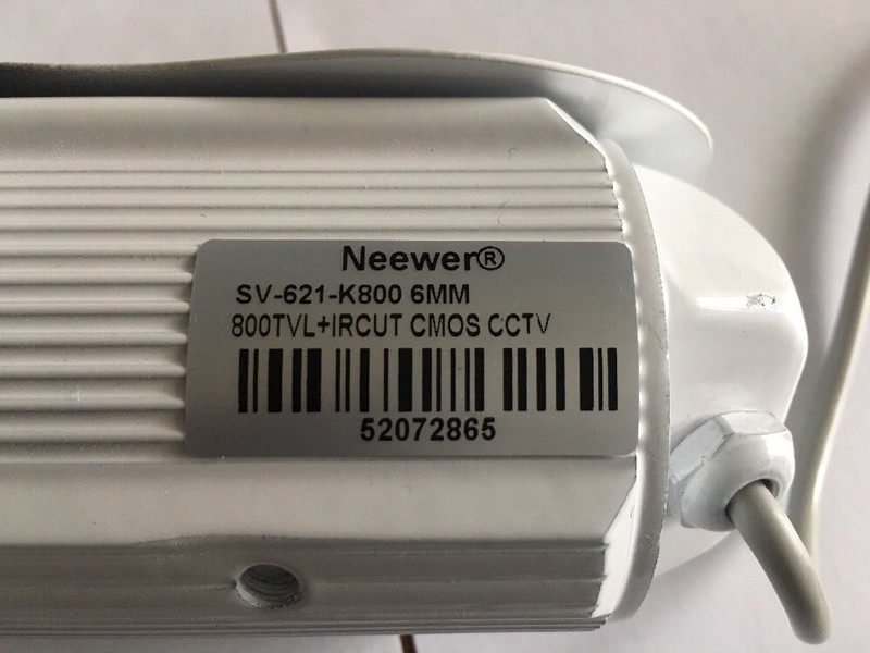 Neewer White PAL 24 Night Vision IR LED 6MM 800TVL+ IRCUT CMOS CCTV Camera gallery