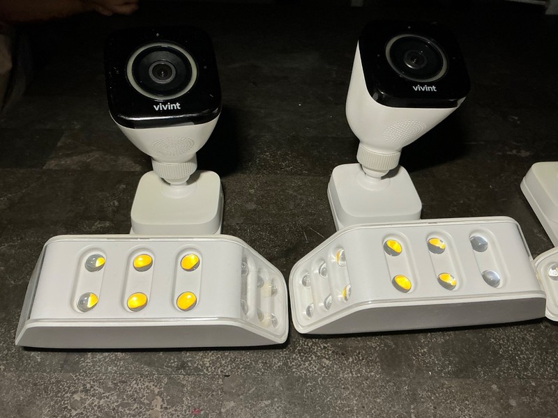 Vivint Outdoor Camera attached lights can talk back n forth gallery