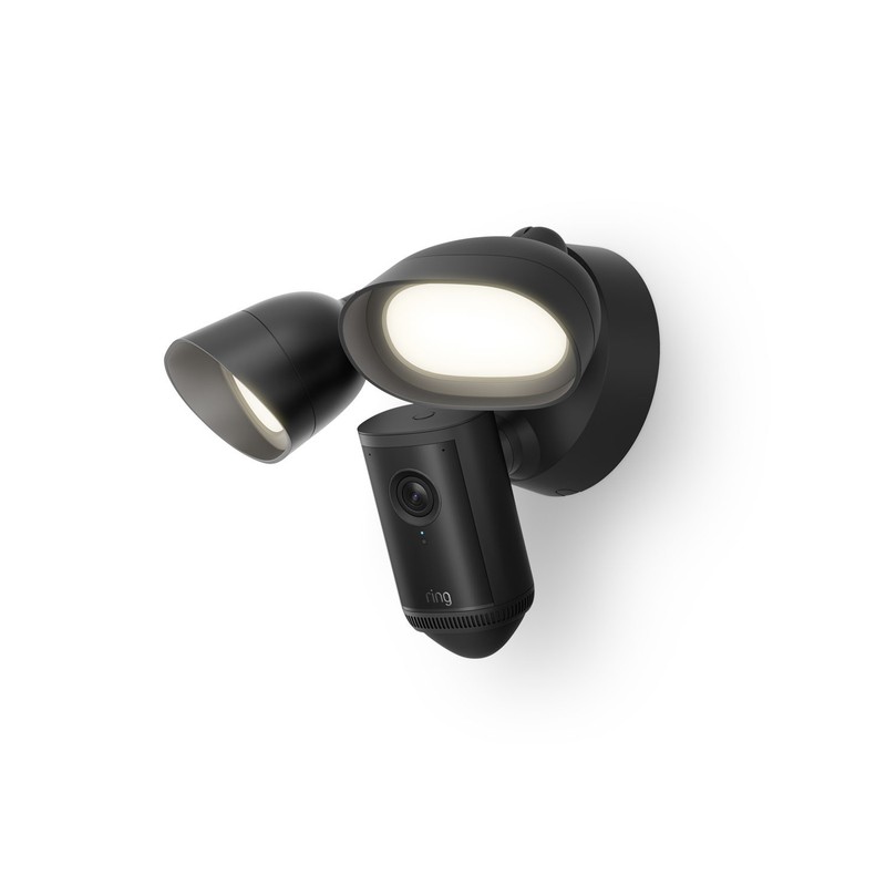 Ring Floodlight Cam Pro Wired 2nd Gen (Newest Model) Retinal 4K – Black – SEALED