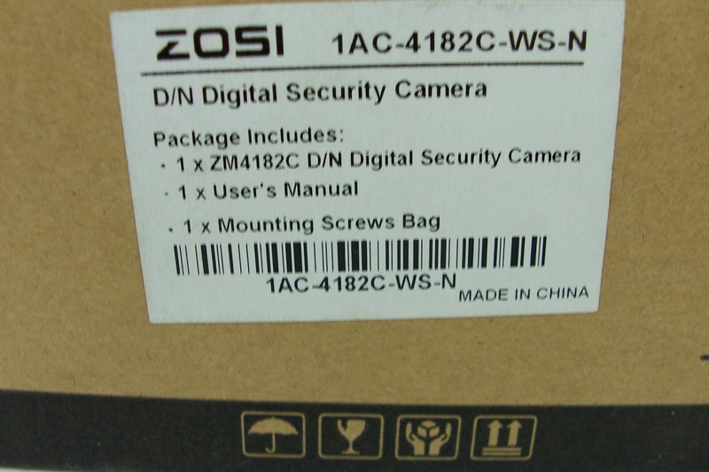 ZOSI (1AC-4182C-WS-N) 2MP 1080P HD DOME OUTDOOR SECURITY CAMERA