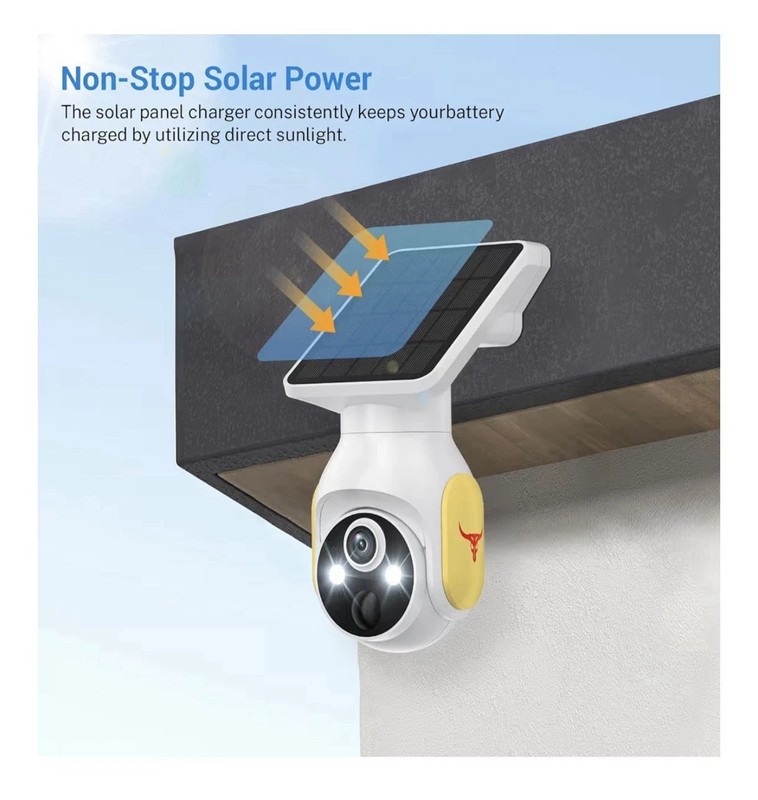 4G 1080p Security Camera Smart AI Human Detect Battery/Solar 2-Way Talk Pan/Tilt gallery