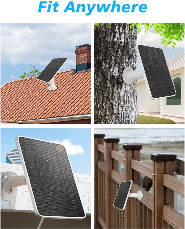 3xMagnetic Solar Panel Charger for Arlo Ultra/Ultra2/Pro 3/Pro 4 Camera USA gallery