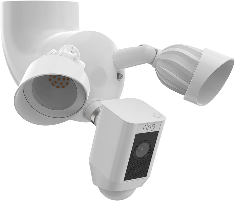 Outdoor Camera Eave Mount Bracket Compatible with R-Ing Floodlight Cam Wired ... gallery