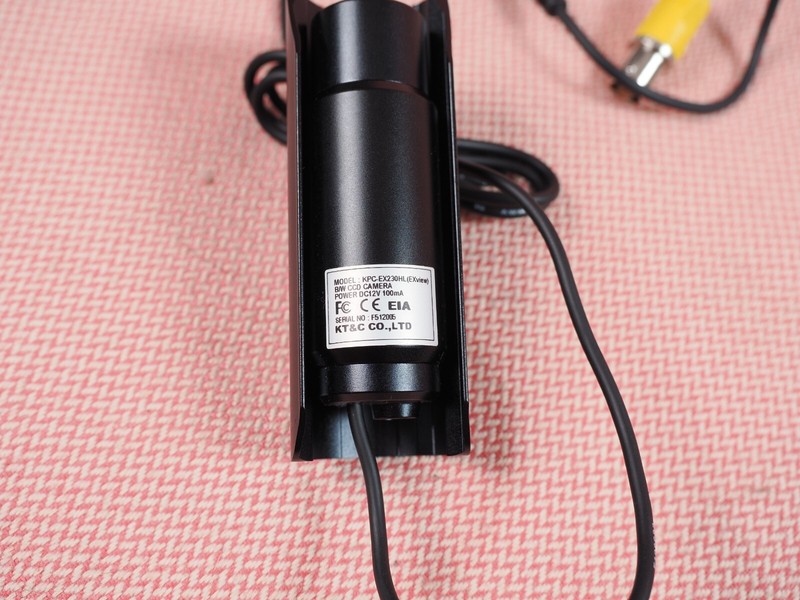 KT&C KPC-EX230HL 420TVL B/W Sony ExView 1/3" Bullet Camera 3.6mm Lens Sunshield gallery