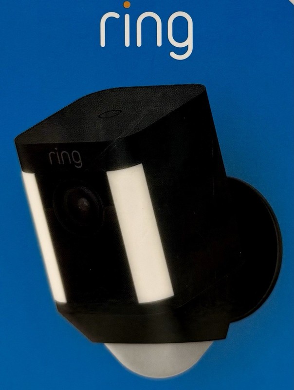 Ring Spotlight Cam Outdoor Battery Powered Security Camera - Black gallery